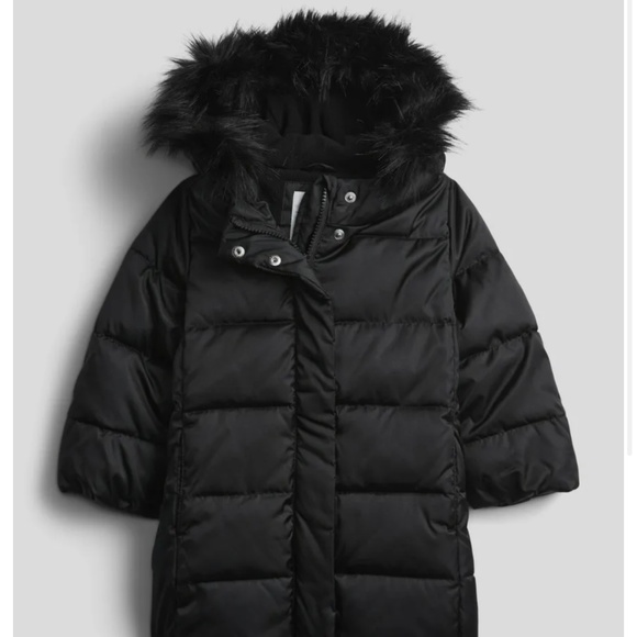 GAP Other - GAP Black Toddler ColdControl Ultra Max Long Puffer Coat